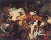 Eugene Delacroix Death of Sardanapalus oil on canvas